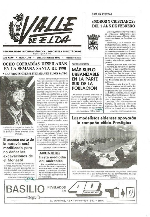 N&uacute;mero 1.704<span>2 de febrero de 1990</span>