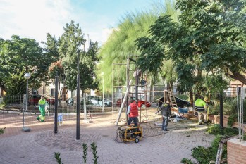 La renovada plaza de La Prosperidad rendir&aacute; homenaje a &ldquo;El Ser&aacute;fico&rdquo; y se inaugurar&aacute; en unas semanas