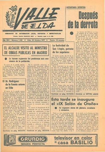 N&uacute;mero 1.103 - 29 de octubre de 1977
