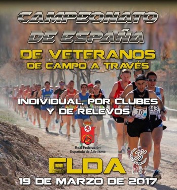 Elda acoger&aacute; el Campeonato de Espa&ntilde;a de Veteranos de Campo a Trav&eacute;s