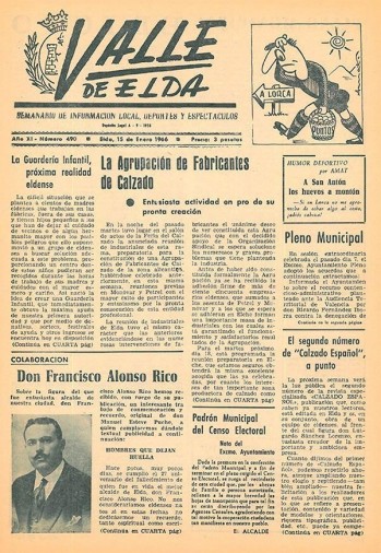 N&uacute;mero 0490 - 15 de enero de 1966