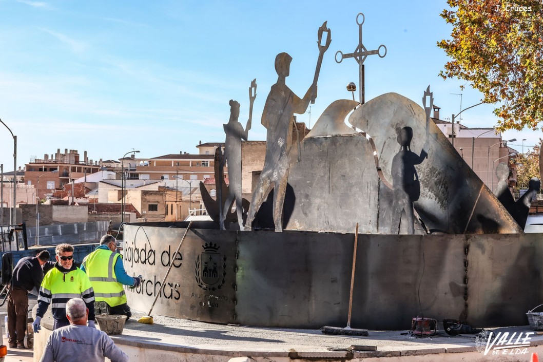 Elda tendrá una rotonda para homenajear a los antorcheros de Bolón Elda tendrá una rotonda para homenajear a los antorcheros de Bolón