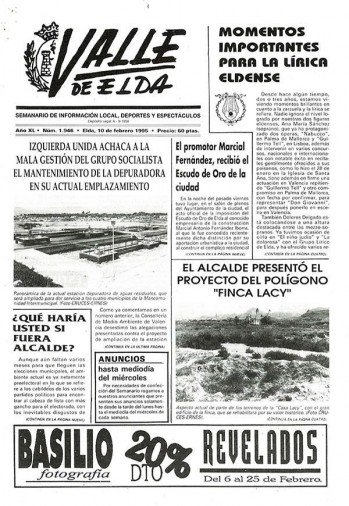 N&uacute;mero 1.946 - 10 de febrero de 1995