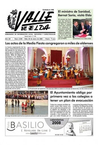 N&uacute;mero 2.545 - 25 de enero de 2008