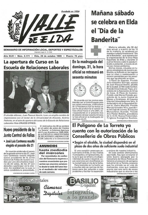 N&uacute;mero 2.171<span>29 de octubre de 1999</span>