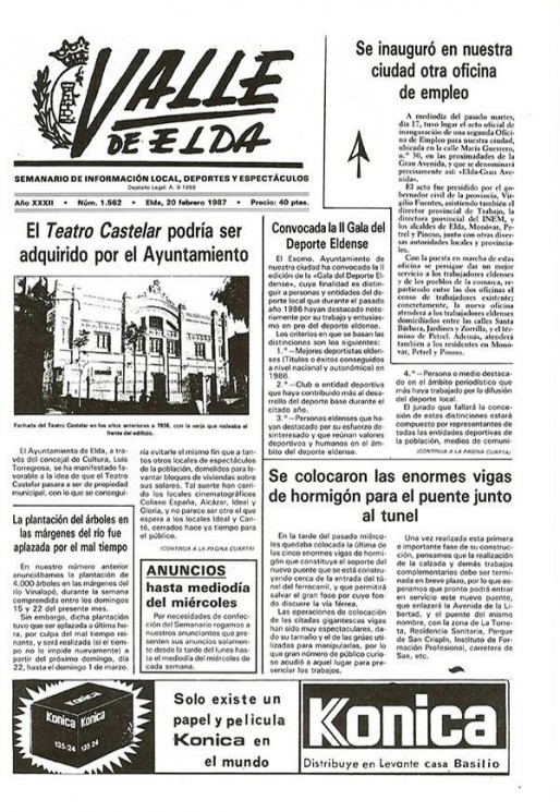 N&uacute;mero 1.562<span>20 de febrero de 1987</span>