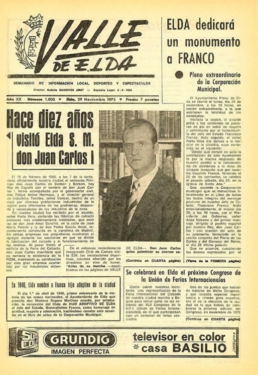 N&uacute;mero 1.005<span>29 de noviembre de 1975</span>
