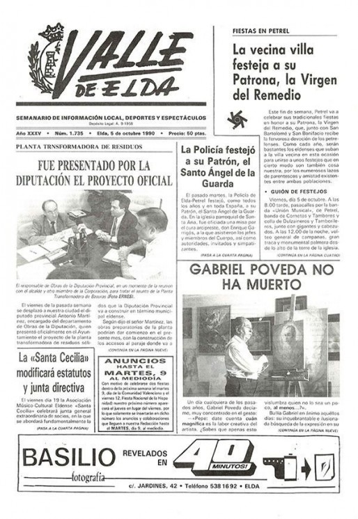 N&uacute;mero 1.735<span>5 de octubre de 1990</span>