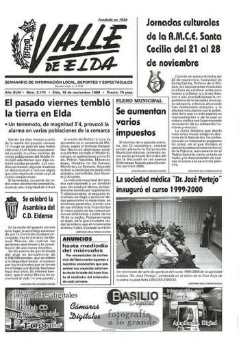 N&uacute;mero 2.174 - 19 de noviembre de 1999