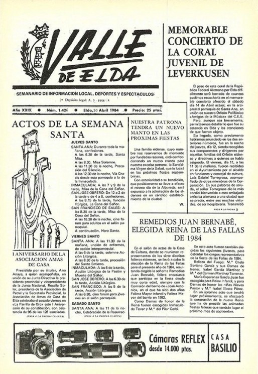 N&uacute;mero 1.426<span>20 de abril de 1984</span>