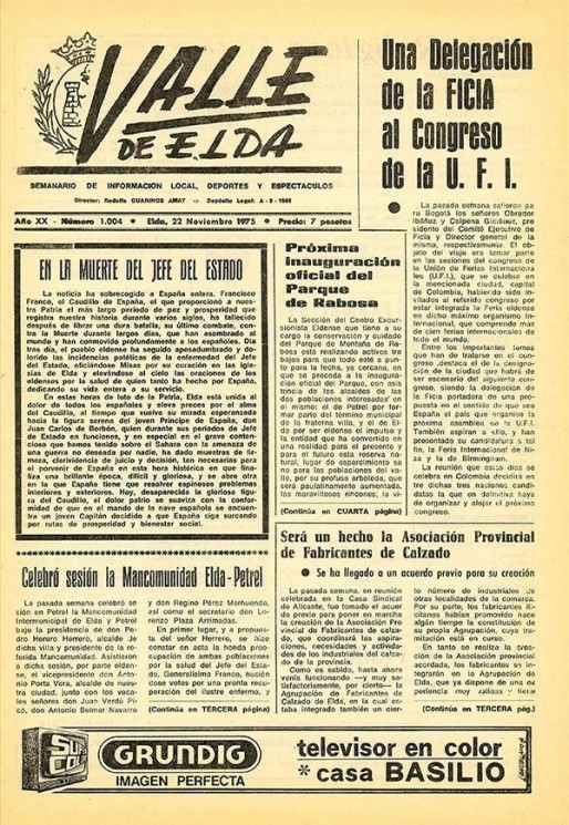 N&uacute;mero 1.004<span>22 de noviembre de 1975</span>