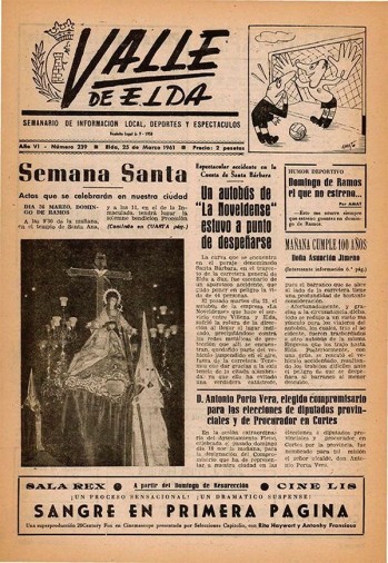 N&uacute;mero 0239 - 25 de marzo de 1961