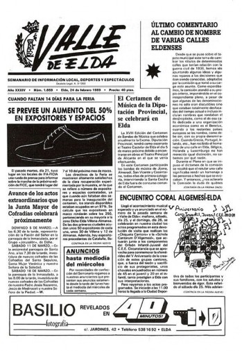N&uacute;mero 1.659 - 24 de febrero de 1989