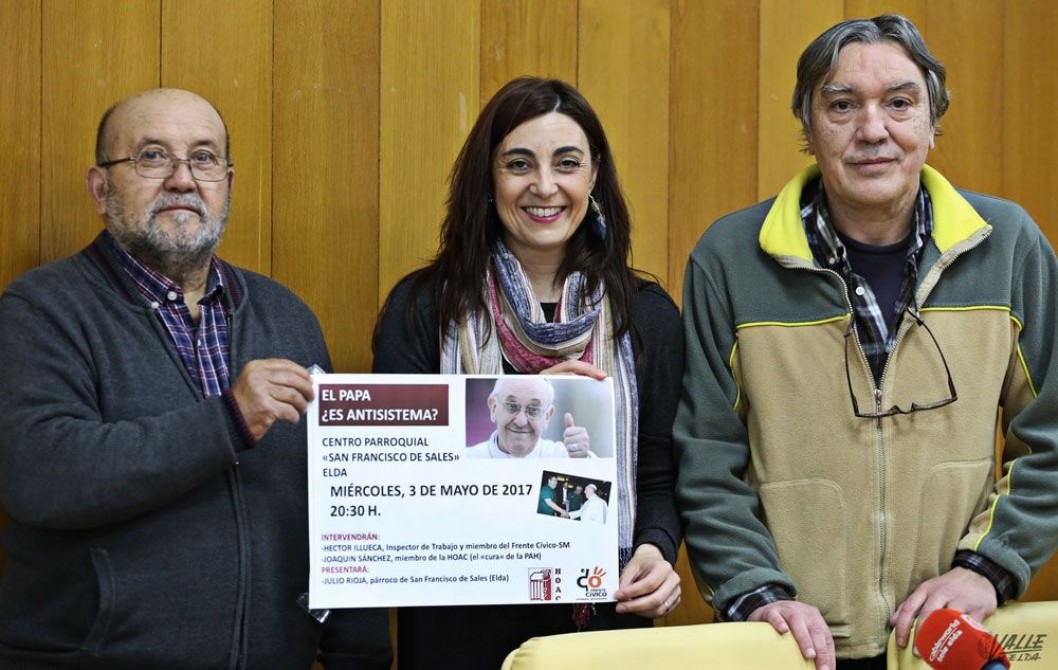 Charla: "El Papa ¿es antisistema?" en la parroquia de San Francisco de Sales Charla: "El Papa ¿es antisistema?" en la parroquia de San Francisco de Sales