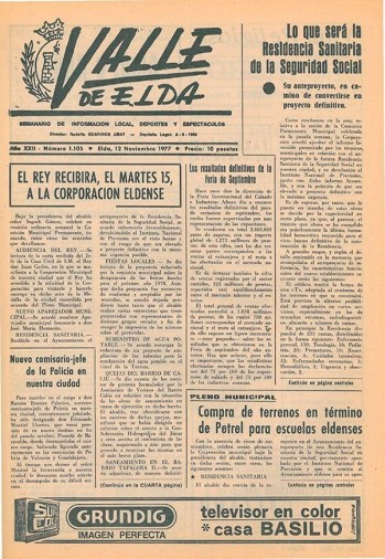 N&uacute;mero 1.105 - 12 de noviembre de 1977