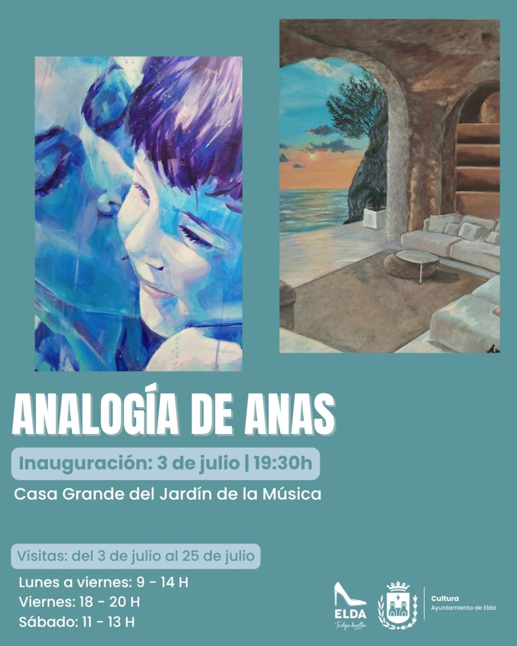 Exposición pintura: " Analogía de Anas" de Ana Ortín y Ana Sáez Exposición pintura: " Analogía de Anas" de Ana Ortín y Ana Sáez