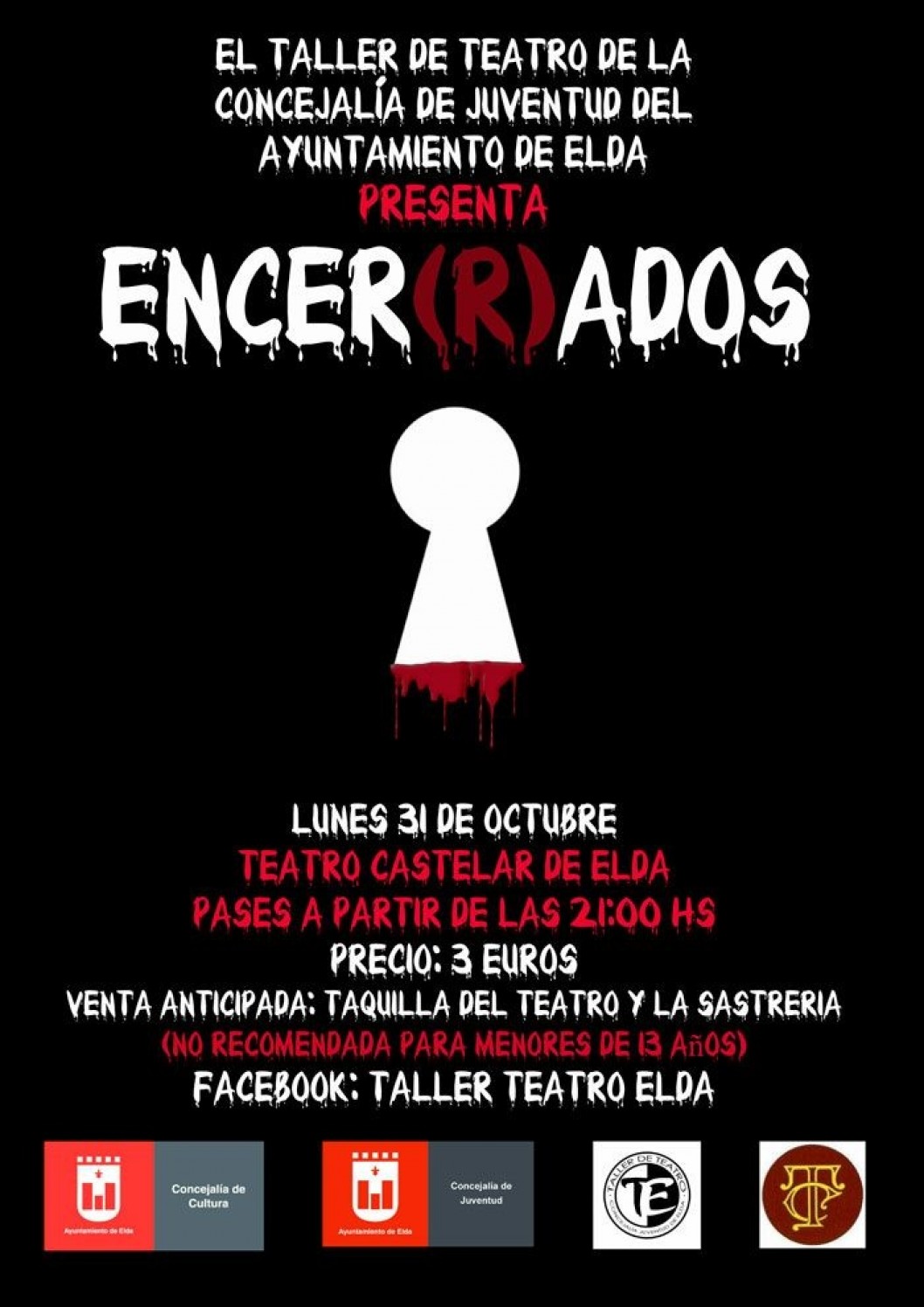 El Taller de Teatro presenta un espectáculo de miedo la noche de difuntos en el Castelar El Taller de Teatro presenta un espectáculo de miedo la noche de difuntos en el Castelar