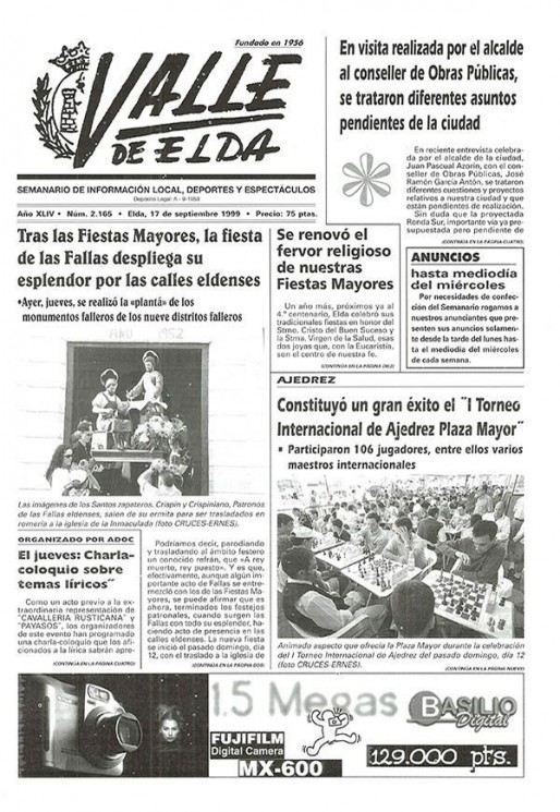 N&uacute;mero 2.165<span>17 de septiembre de 1999</span>