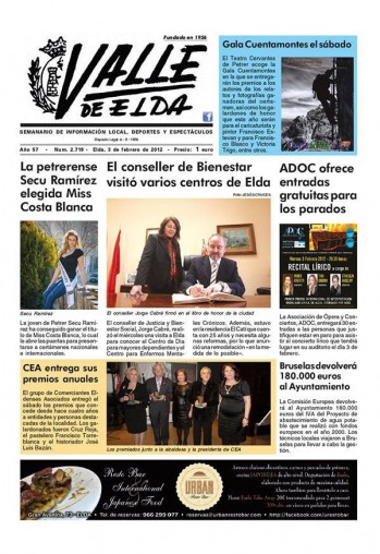 N&uacute;mero 2.719 - 3 de febrero de 2012