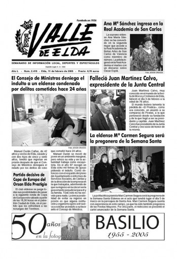 N&uacute;mero 2.415 - 11 de febrero de 2005