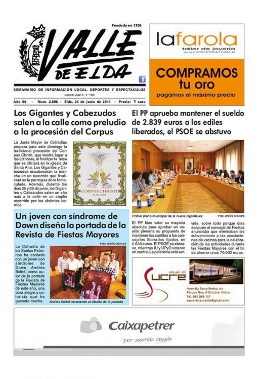 N&uacute;mero 2.696<span>24 de junio de 2011</span>