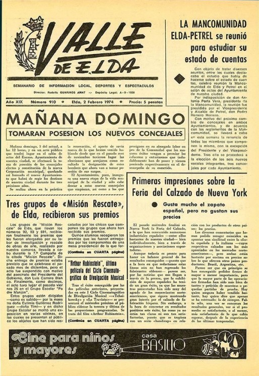 N&uacute;mero 0910<span>2 de febrero de 1974</span>