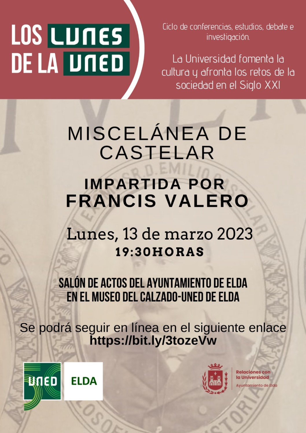 Los lunes de la UNED: "Miscelánea de Castelar" por Francis Valero Los lunes de la UNED: "Miscelánea de Castelar" por Francis Valero