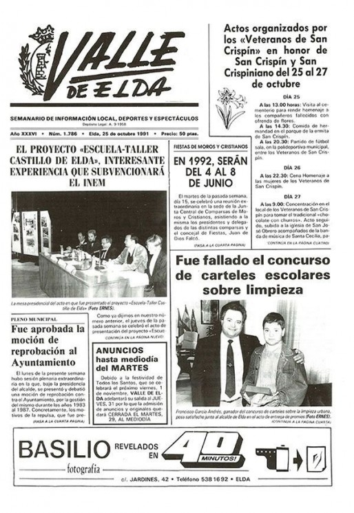 N&uacute;mero 1.786<span>25 de octubre de 1991</span>