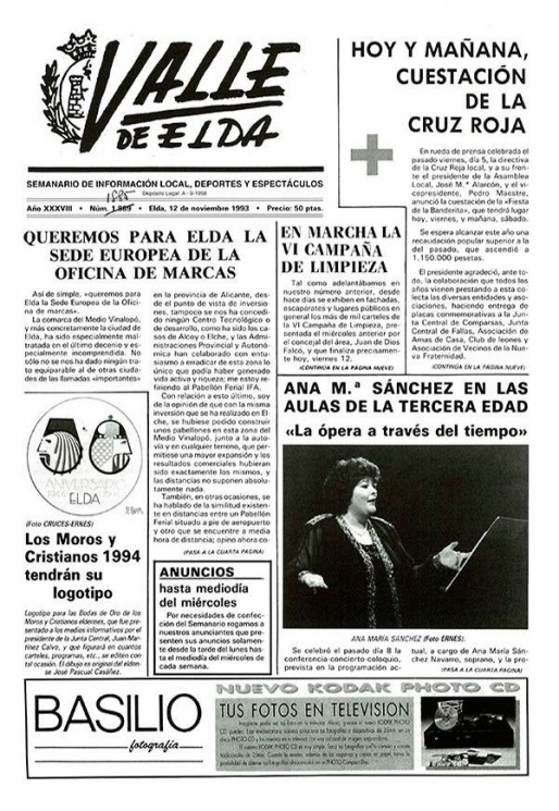 N&uacute;mero 1.885<span>12 de noviembre de 1993</span>