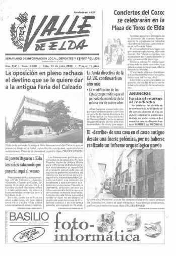 N&uacute;mero 2.208 - 13 de julio de 2000