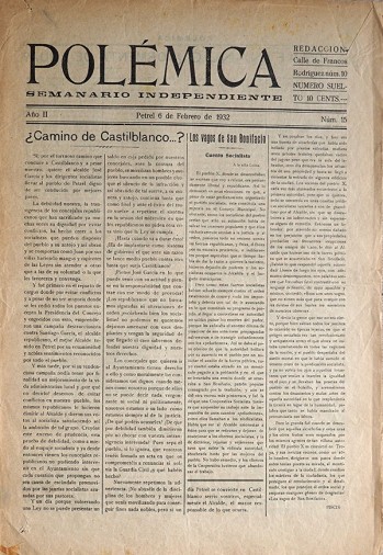 Pol&eacute;mica 15