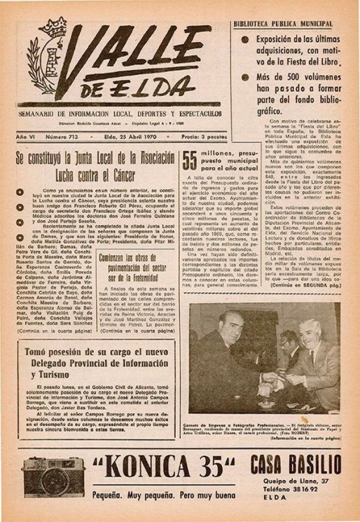 N&uacute;mero 0713<span>25 de abril de 1970</span>