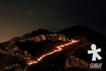 Una estrella de Navidad creada con 250 drones guiar&aacute; la Bajada de antorchas de Bol&oacute;n