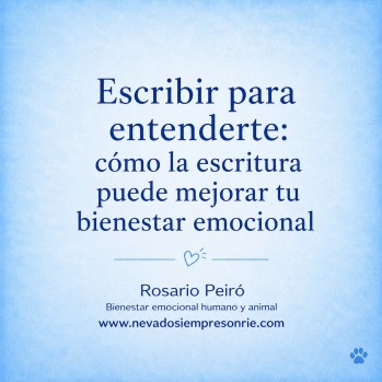 Escribir para entenderte: c&oacute;mo la escritura puede mejorar tu bienestar emocional