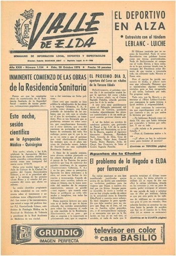 N&uacute;mero 1.154 - 28 de octubre de 1978