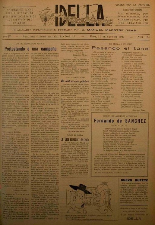 Idella n&ordm; 164<span>A&ntilde;o 1929</span>