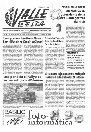 N&uacute;mero 2.206 - 29 de junio de 2000
