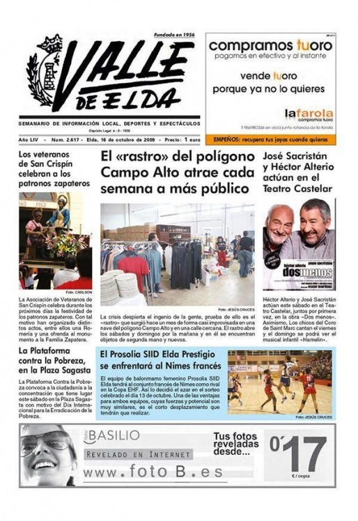 N&uacute;mero 2.617<span>16 de octubre de 2009</span>