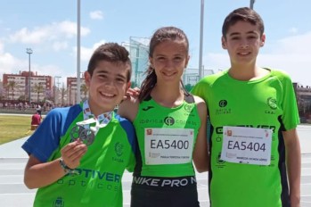 Pablo Garc&iacute;a sum&oacute; dos medallas en el campeonato provincial Sub14