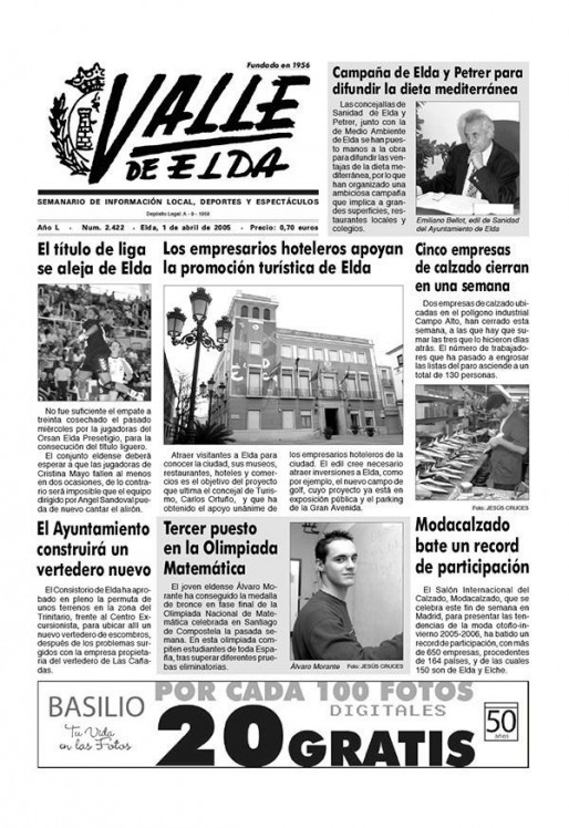 N&uacute;mero 2.422<span>1 de abril de 2005</span>