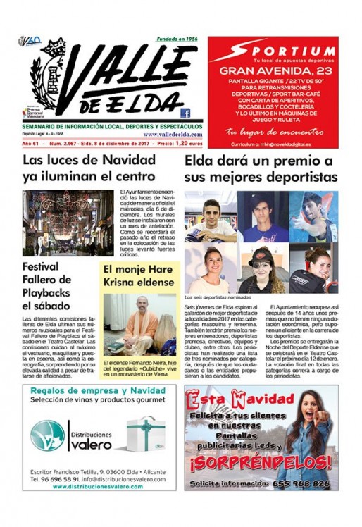 N&uacute;mero 2.967<span>8 de diciembre de 2017</span>