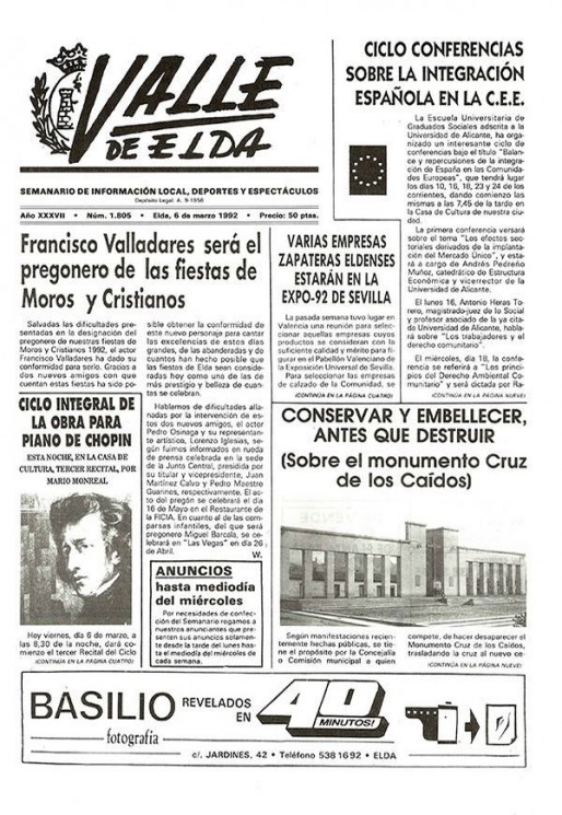 N&uacute;mero 1.805<span>6 de marzo de 1992</span>