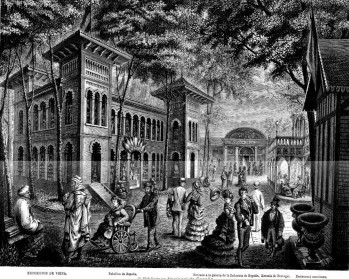 Elda en la exposici&oacute;n universal de Viena, de 1873