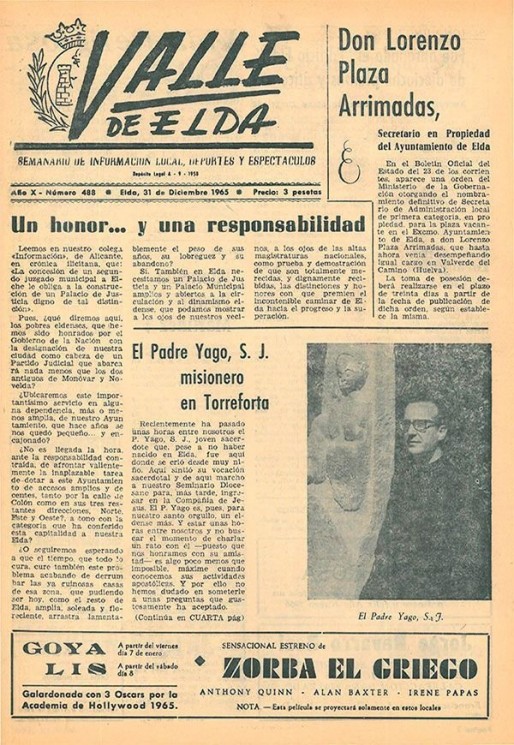 N&uacute;mero 0488<span>31 de diciembre de 1965</span>