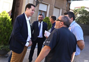 Rub&eacute;n Alfaro zanja el debate ling&uuml;&iacute;stico en Elda: "Yo no voy a imponer a nadie que hable en valenciano"