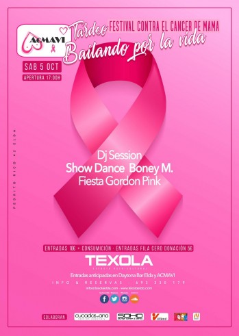 "Bailando por la vida", un tardeo solidario contra el c&aacute;ncer de mama
