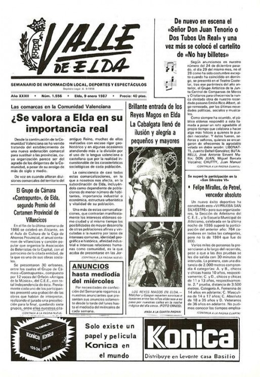 N&uacute;mero 1.556<span>9 de enero de 1987</span>