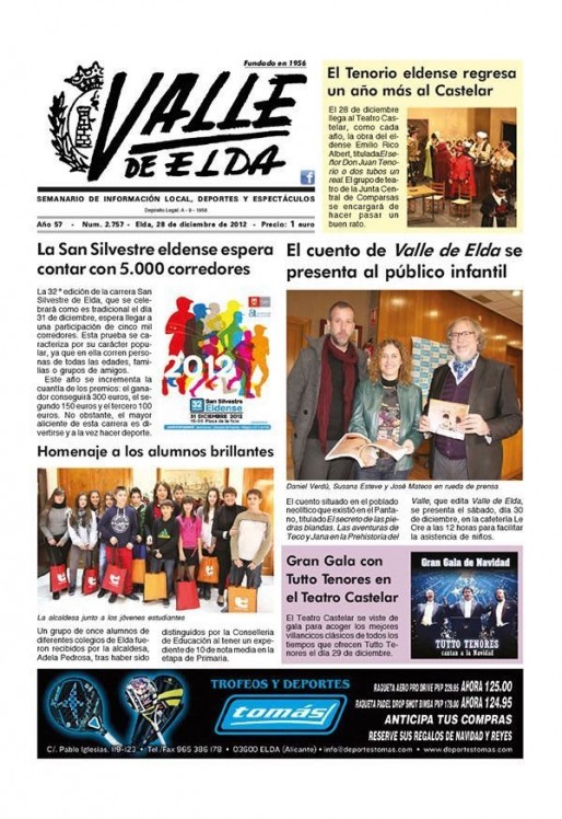 N&uacute;mero 2.757<span>28 de diciembre de 2012</span>