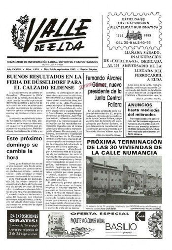N&uacute;mero 1.878 - 24 de septiembre de 1993