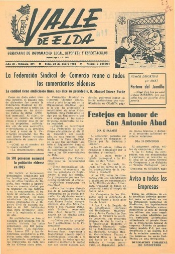 N&uacute;mero 0491 - 22 de enero de 1966